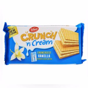 Tiffany Wafers Crunch N Cream Vanilla 65g