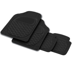 Packy Poda 4 PC Allweather Black Car Mat