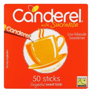 Canderel Sucralose Sticks 50's Yellow