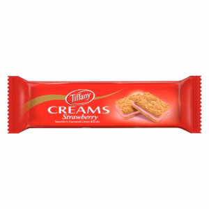 Tiffany Cream Strawberry & Cream 80g