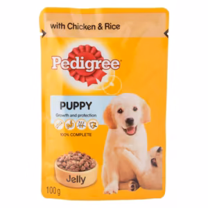 Pedigree Puppy Chicken & Beef & Liver with Rice in Jelly