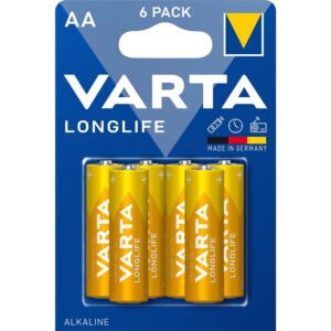 Varta Longlife Power MN 1500 B6 AA 6's 1.5V