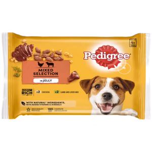 Pedigree Adult Chicken & Lamb & Liver in Jelly