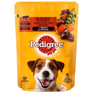 Pedigree Adult Chicken & Beef & Liver with Veg in Gravy