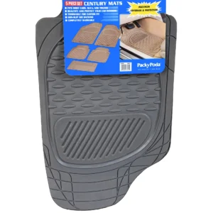 Packy Poda 5 PC Tread Grey Car Mats