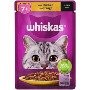 Whiskas Pouch Chicken in Gravy (7+ years) 85g