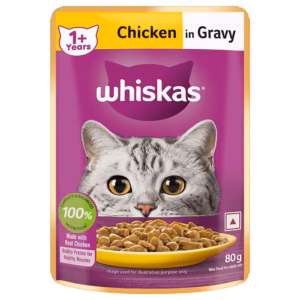 Whiskas Pouch Poultry in Gravy (1+ years) 85g