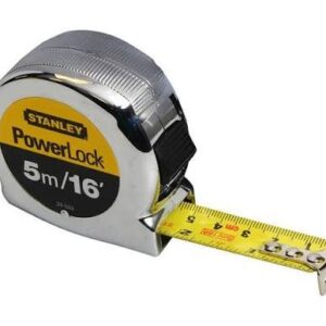 Stanley Powerlock Tape 5M 16ft Plastic Case 19mm