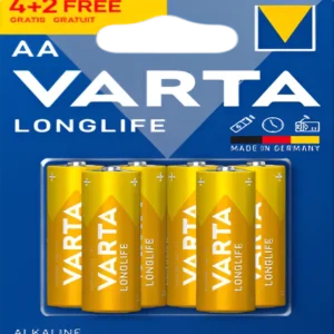 Varta Alkaline Battery AA MN1500B4+2
