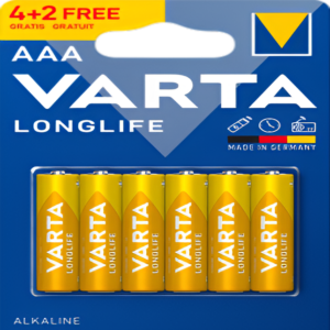 Varta LLE Alkaline Batt MN2400B6 AAA6 1.5V (4+2)